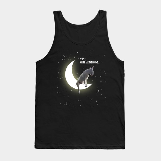 people, where are they going, bullterrier Tank Top by LordPuszek